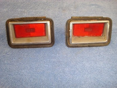 1970 1971 ORIGINAL FORD TORINO QUARTER PANEL SIDE MARKER LIGHTS FASTBACK 390 428 - Image 1 of 2