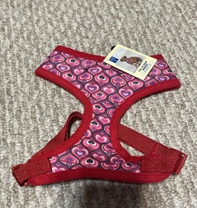 Medium East Side Collection Hearts Print Dog Harness - NWT - Picture 1 of 4