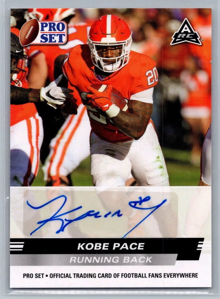 2022 Pro Set Draft #PSA-KP1 Kobe Pace Autographs - Image 1 of 2