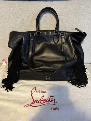 Christian Louboutin Justine Shopper Fringe Tote Bag - Image 1 of 4