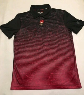 Camisa polo para hombre Fila Sport Golf Pro Core Performance talla pequeña precio de venta sugerido por el fabricante 45,00 USD Foto 1 de 4