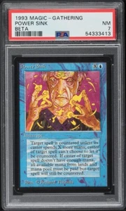 Power Sink | Beta | Magic The Gathering 1993 Magic The Gathering | PSA 7 casi nuevo - Imagen 1 de 2