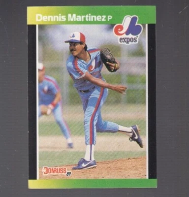 1989 DONRUSS BASEBALL'S BEST #90 Dennis Martinez Montreal Expos - NM/MT - Image 1 of 2