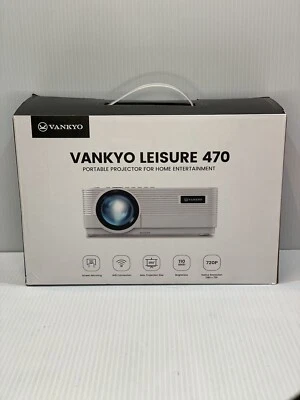 VANKYO Leisure 470 Mini Phone Projector - White - Image 1 of 4