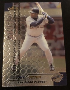 1999 Finest San Diego Padres Baseball Card #106 Tony Gwynn GEM