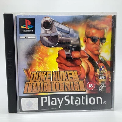 Duke Nukem Time To Kill PS1 PlayStation 1 PAL Game Black Label Shooter - Image 1 of 3