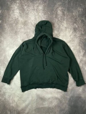 YOHJI YAMAMOTO Wildside x ReQuall Distressed Hoodie Unisex Double-sided Black - Image 1 of 4