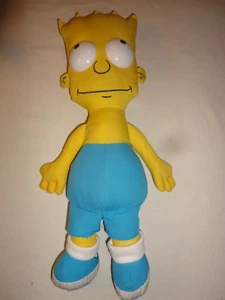 Peluche vintage años 90 Bart Simpson los Simpson 1990 ventana pegada 18" - Imagen 1 de 5