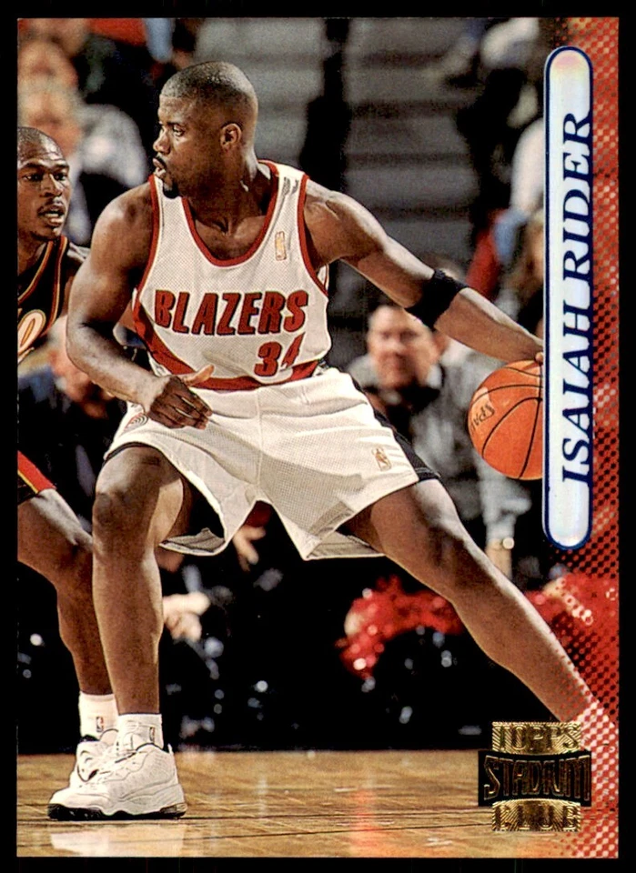 1996-97 Stadium Club Isaiah Rider Basketball Cards #122 - Image 1 of 2