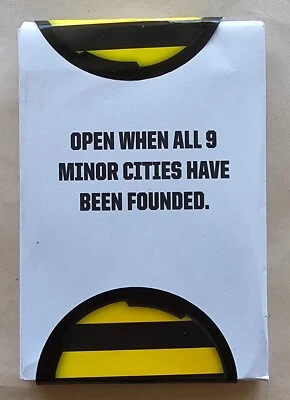 Juego de mesa Risk Legacy DECK B abierto cuando se encuentran las 9 ciudades menores - repuesto Foto 1 de 2