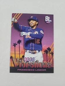 2024 Topps Big League #GV-31 Good Vibrations Francisco Lindor New York Mets - Picture 1 of 2
