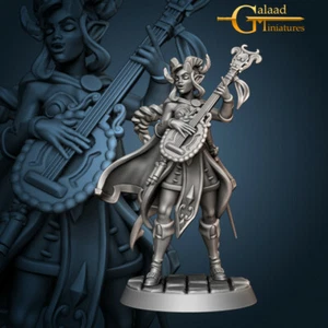 Weibliches Tiefling - Barde - Gilead Miniaturen - Fantasy Dungeons and Dragons - Bild 1 von 1