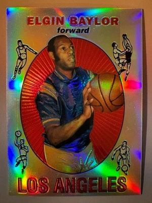 Refractor Elgin Baylor Topps 1996-97 - reimpresión de 1969-70 Foto 1 de 2