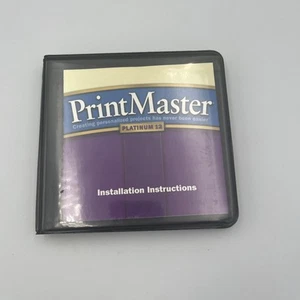 Print Master Platinum 12 Install & Program CDs & Art CDs 1 2 3 4 5 binder - Picture 1 of 7