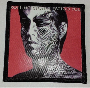 THE ROLLING STONES TATTOO YOU MICK JAGGER ROCKMUSIK ALBUM BAND PATCH - Bild 1 von 3