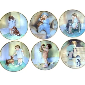 Vintage Hamilton Plates Bessie Pease Cutman A Child's Best Friend (lot of 6) - Picture 1 of 10
