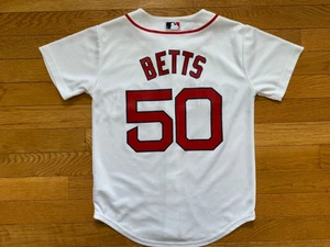 Camiseta deportiva Boston Red Sox Mookie Betts #50 juvenil talla S majestuosa - Imagen 1 de 4
