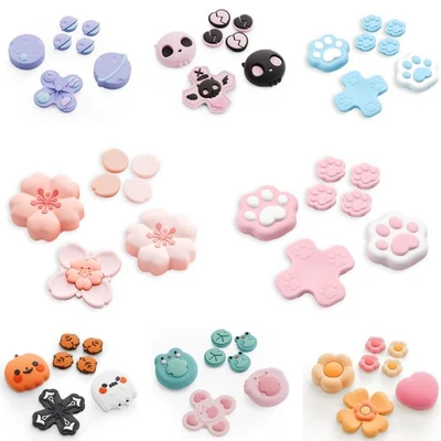 GeekShare Button Caps & Thumb Grip Caps for Nintendo Switch 2 (2025) Silicone