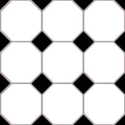 Azulejos de piso Hudson Peel & Stick, negros Foto 1 de 2