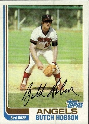 1982 Topps #357 Butch Hobson California Angels - Image 1 of 2