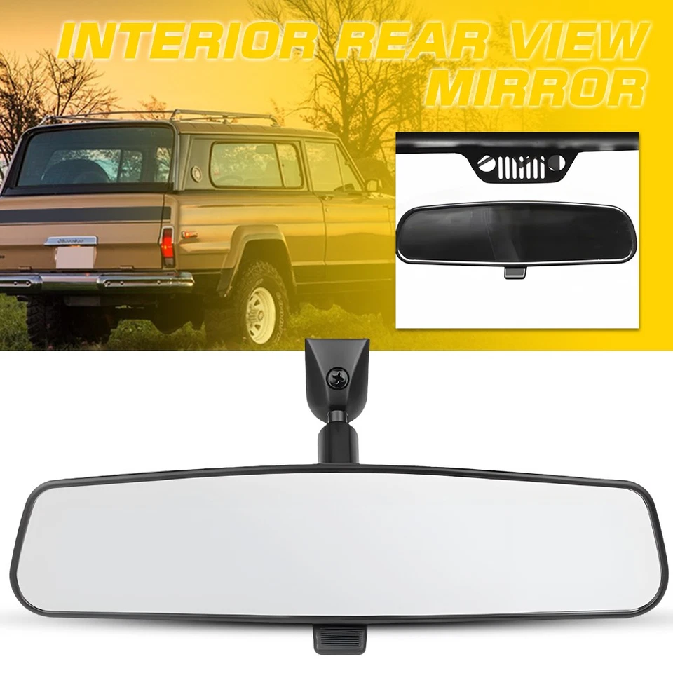 Espejo retrovisor interior para Jeep CJ YJ TJ JK Wrangler 1976-2012 Foto 1 de 4