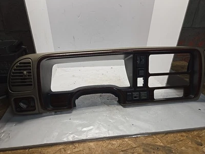 95-99 CHEVY GMC SILVERADO C/K Dash Bezel Instrument Cluster Gauge Speedo TAN  - Image 1 of 4