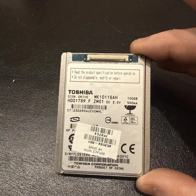 Toshiba HDD1789 S ZM01 MK1011GAH 100GB For iPod - Image 1 of 2