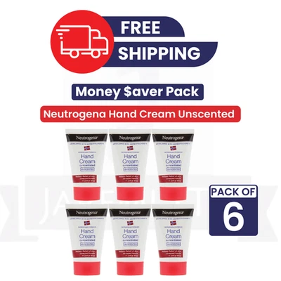 6 x NEUTROGENA Norwegian Formula Unscented Hand Cream 50ml PACK OF 6 - Bild 1 von 4