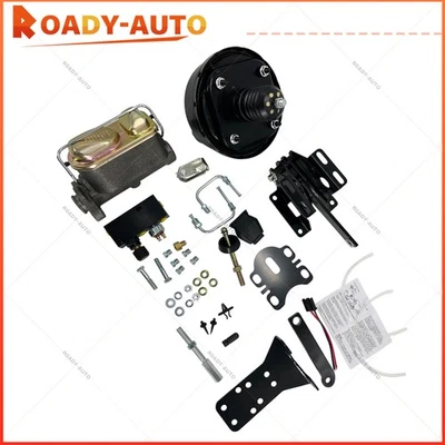 For 1957-1977 Ford F-100 New 7"Single Power Booster Brake Conversion Kit & Valve - Image 1 of 4