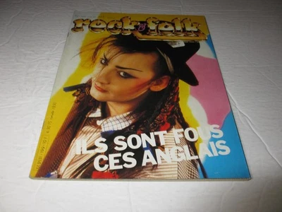 BOY GEORGE Culture Club Rock & Folk magazine August 1983 Annie Chancel - Image 1 of 3