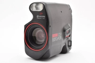 Cámara fotográfica compacta Kyocera Samurai X3.0 35 mm negra probada funcionando desde Japón Foto 1 de 4