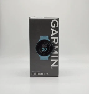 Garmin Forerunner 55 GPS Running Watch & Activity Tracker - Aqua - Picture 1 of 9