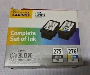 Genuine Canon PG-275XL Black and CL-276XL Color Ink Cartridges Sealed - Picture 1 of 6
