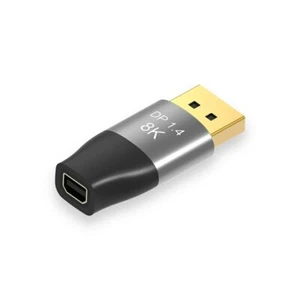8K Displayport 1.4 to Mini DP Female Adapter Converter for Macbook Pro Surface - Picture 1 of 9