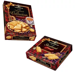 All Butter Shortbread Fingers Biscuits Scottish Campbells Gift (2 x 300g Boxes) - Picture 1 of 4