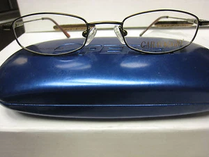 CARAVAGGIO EYEGLASS FRAMES Style THOR in BRONZE  Sz. 48-19-135  Free  CASE - Picture 1 of 4