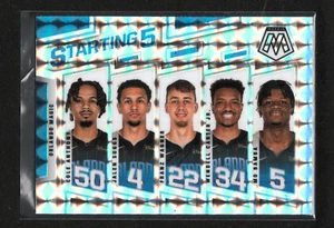 2021-22 Orlando Magic Starting 5 Mosaic Prizm #14 Panini SP Franz Wagner, Suggs - Imagen 1 de 2