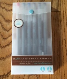  Martha Stewart Dual Tip Kalligraphie Set ~ 6er Set ~ nicht mehr produziert ~ - Bild 1 von 3