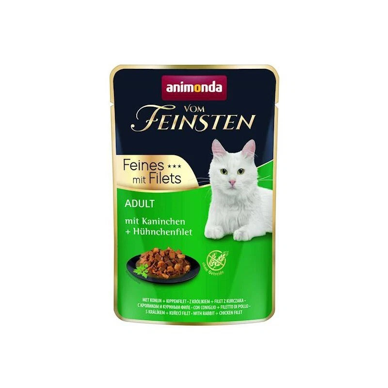 4017721830652 ANIMONDA vom Feinsten Kaninchen - Katzen Nassfutter - 85 g animond - Bild 1 von 1