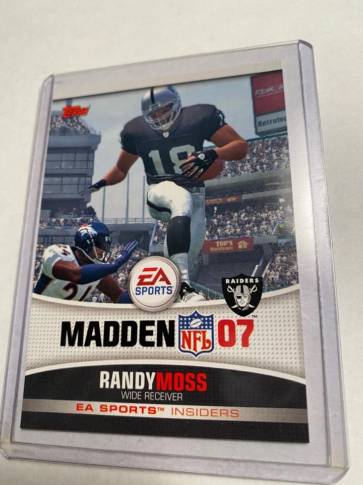 2006 Randy Moss Topps EA Sports Madden Card #19 - Image 1 of 1