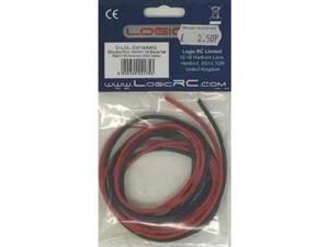 Silicone Wire 18AWG 1M Black/1M Red (150 Strands OD2.3mm) : LGL-SW18AWG - Picture 1 of 1