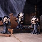 Three Wise Reapers See No Hear No Speak No Evil Figurine Ornament New And Boxed