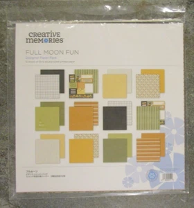 Creative Memories Full Moon Fun 12x12 Designer Paper Pack (12) Halloween 2021 Nw - Picture 1 of 6