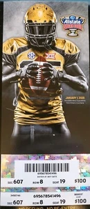 2020 Allstate Sugar Bowl Ticket Stub - #5 Georgia v. #7 Baylor - Bild 1 von 1