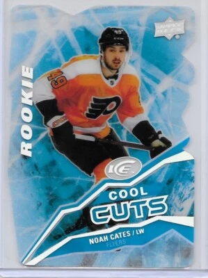 NOAH CATES 22-23 UPPER DECK ICE COOL CUTS ACETATE SP INSERT RC/FLYERS - Image 1 of 2