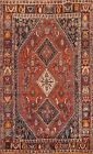 Vintage Tribal Abade Vegetable Dye Hand-knotted Wool Area Rug 5'x8' Nomad Carpet