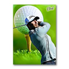 Max Homa Ace Of Clubs Sketch Card Limited 06/30 Dr. Dunk Signed