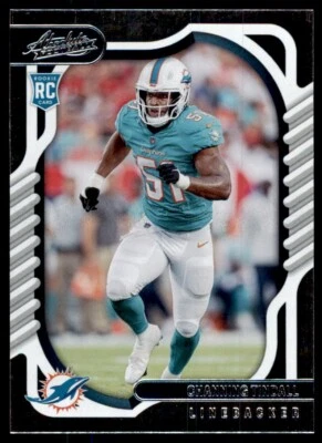 2022 PANINI ABSOLUTE. CHANNING TINDALL ROOKIE MIAMI DOLPHINS #152. - Image 1 of 2