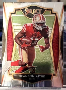 2020 Select 166 Premier RC Brandon Aiyuk Rookie NFL San Francisco 49ers Football - Picture 1 of 2