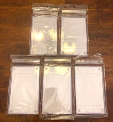 Max Protection Acrylic Card Display Case Lot of 5 - Pokemon, MTG, Yugioh + More! - Image 1 of 2